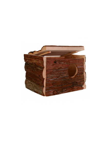 Trixie Wooden Nest - Дървено гнездо за малки папагали 21 х 13 х 12 см