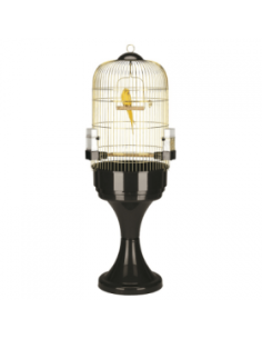 Оборудвана клетка за птици + стойка CAGE MAX 6 BRASS 53х165см.