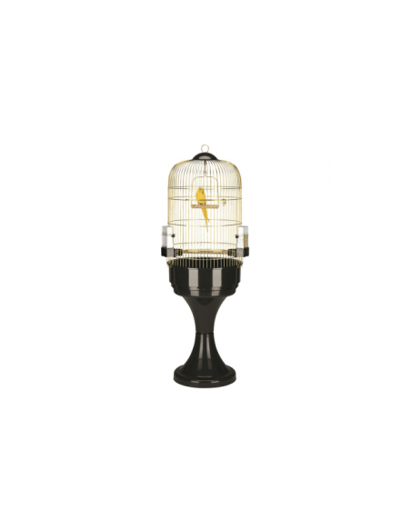 Оборудвана клетка за птици + стойка CAGE MAX 6 BRASS 53х165см.