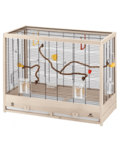 Оборудвана клетка за птици CAGE GIULIETTA 6 BLACK 81х41х64см.