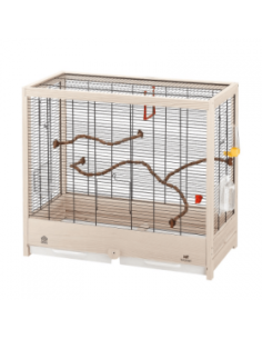 Оборудвана клетка за птици CAGE GIULIETTA 5 BLACK 69х34,5х58см.