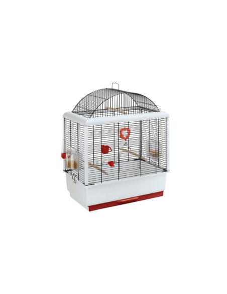 Оборудвана клетка за птици CAGE PALLADIO 3 BLACK 49х30х65см.