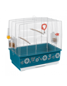 Оборудвана клетка за птици CAGE REKORD 3 WHITE DECOR 49х30х48,5см.