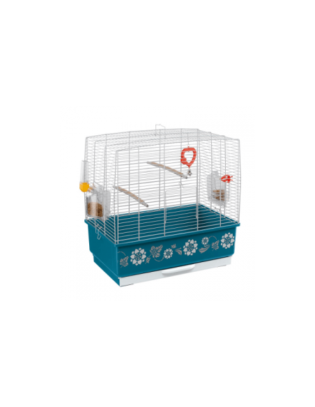 Оборудвана клетка за птици CAGE REKORD 3 WHITE DECOR 49х30х48,5см.