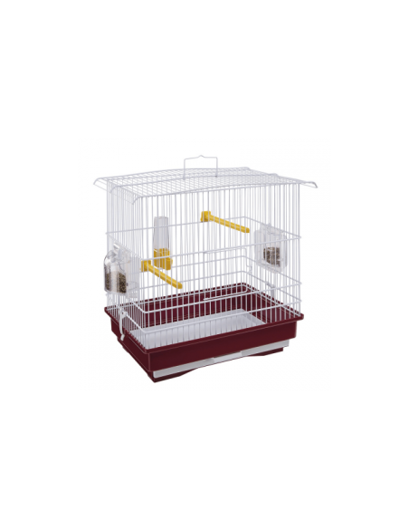 Оборудвана клетка за птици CAGE GIUSY WHITE 39х26х37см.