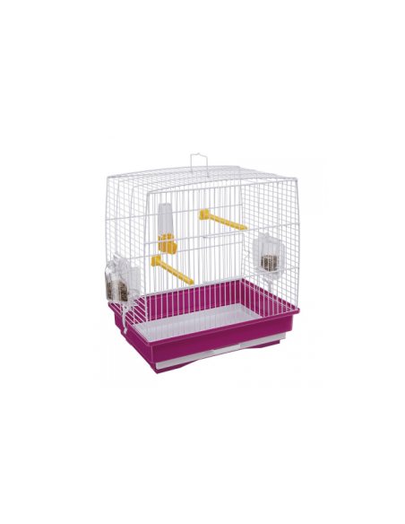 Оборудвана клетка за птици CAGE REKORD 1 WHITE 35,5х24,7х37см.