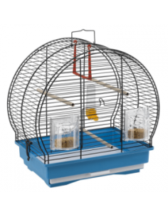 Оборудвана клетка за птици CAGE LUNA 1 BLACK 40х23,5х38,5см.