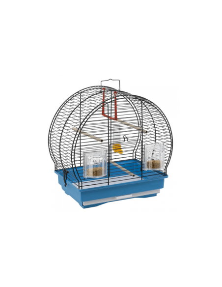 Оборудвана клетка за птици CAGE LUNA 1 BLACK 40х23,5х38,5см.