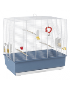 Оборудвана клетка за птици CAGE REKORD 4 WHITE 59х33х57см.
