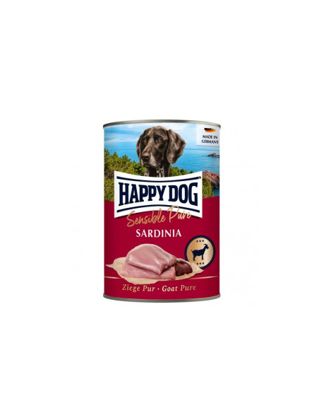 Консервирана храна за кучета Happy Dog Sardinia - от прясно козе месо, без соя, растителни добавки, оцветители или консервант