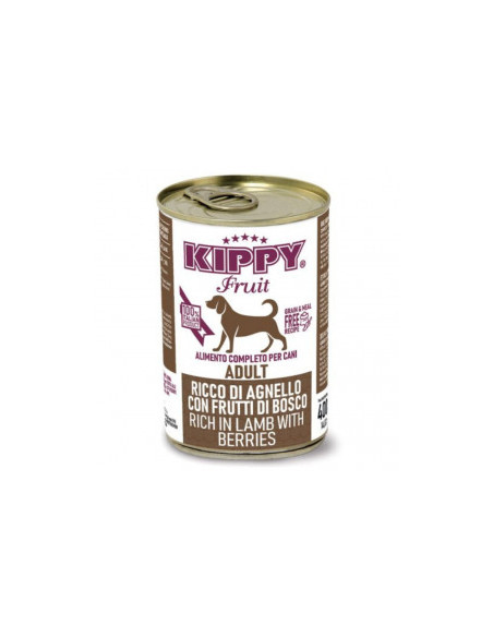 Консервирана храна за кучета KIPPY FRUIT ADULT rich in Lamb with berries с агнешко и горски плодове