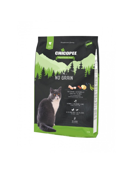 Храна за котка Chicopee Holistic Nature Line No Grain за чувствителни и над 7 години, 8 кг