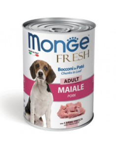 Monge Fresh Adult със свинско – хапки в пастет за кучета в зряла възраст 400 гр.