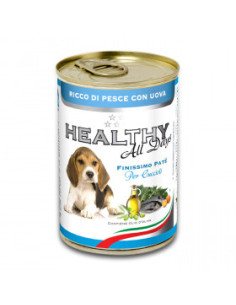 Консервирана храна за подрастващи кученца HEALTHY MEAT All days PUPPY Fish And Eggs с прясна риба и яйца