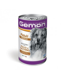 Консерва DOG GEMON Adult Medium - за кучета, хапки с пиле и ориз 415 гр.