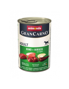 Gran Carno Original Adult Plus with Beef, Deer and Apple - консервирана храна за кучета с телешко, еленово месо и ябълки