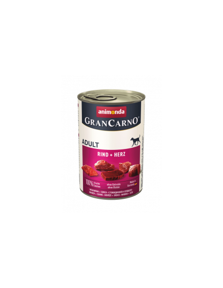 Gran Carno Original Adult Beef-Hearts консервирана храна за израстнали кучета с телешко месо и сърца