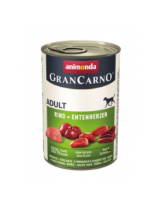 Gran Carno Original Adult with Beef-Duck Hearts консервирана храна за израстнали кучета с телешко и патешки сърца