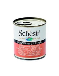 Agras Schesir Nature Tuna with Carrots Храна за кучета с риба тон и моркови 285 гр