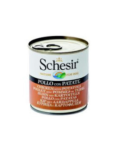 Agras Schesir Nature Chicken with Potatoes Храна за кучета с пилешко месо и картофи 285 гр