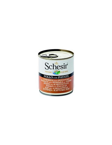 Agras Schesir Nature Chicken with Potatoes Храна за кучета с пилешко месо и картофи 285 гр