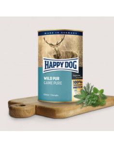 Консервирана храна за кучета Happy Dog Wild Pur 100- еленско