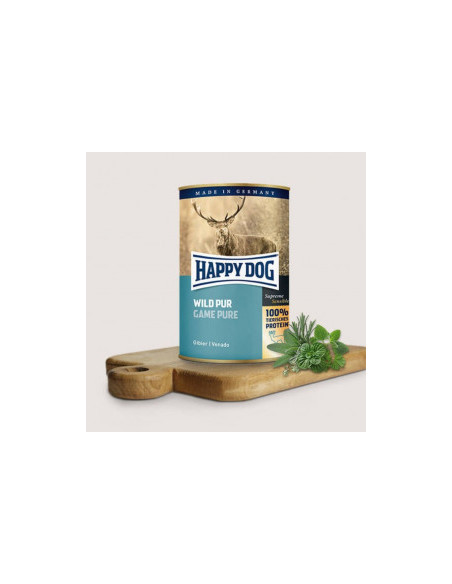 Консервирана храна за кучета Happy Dog Wild Pur 100- еленско