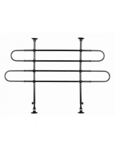 Предпазна решетка Trixie Car dog grid, angled регулируема преграда за багажник, подходяща за всеки автомобил с 2 елемнта