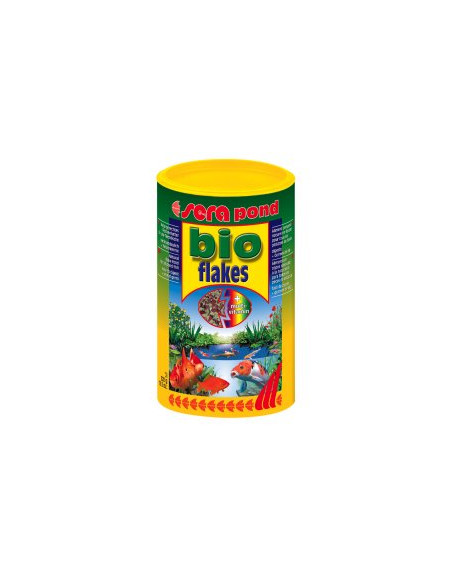 Храна на люспи за езерни риби SERA BIO FLAKES 1000мл.