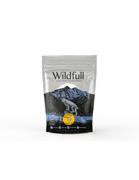 Wildfull Cat Chicken Sterilized - кастрирани котки, пиле 1.5 кг