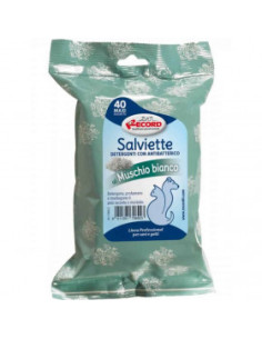 Мокри кърпи за кучета и котки RECORD WET WIPES White Musk с аромат на бял мускус