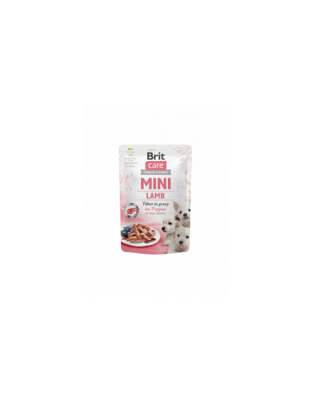 Brit Care Mini Puppy Lamb fillets in gravy - пауч за кученца от малките породи с агнешко