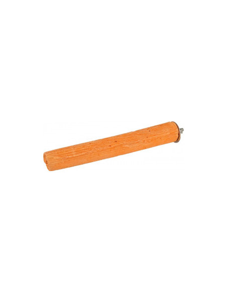 Калциева кацалка за птици Flamingo CALCIUM PERCH ORANGE M - 3.5 x 3.5 x 25 см