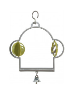 Zolux - пластмасова люлка за птици с играчки