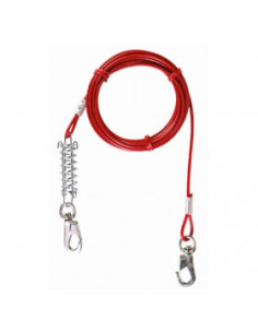 Дворен повод за кучата Trixie Tie Out Cable с пластмасово покритие против корозия 8 м.