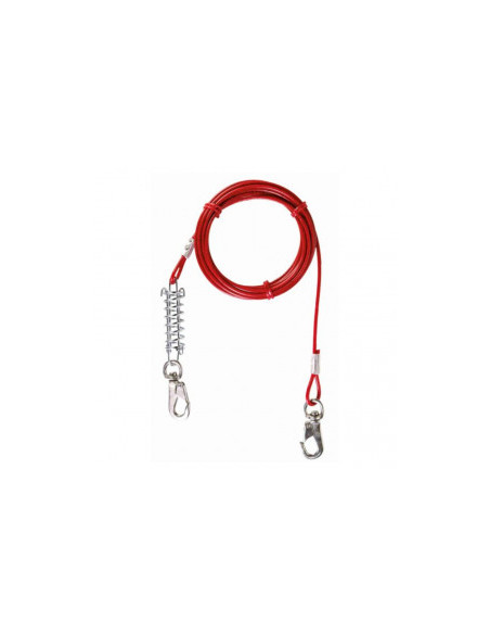 Дворен повод за кучата Trixie Tie Out Cable с пластмасово покритие против корозия 8 м.