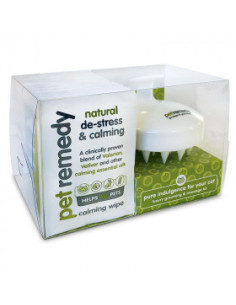 Pet Remedy Cat Luxury Grooming - Massage Kit - Луксозен комплект Pet Remedy за груминг и масаж за котки