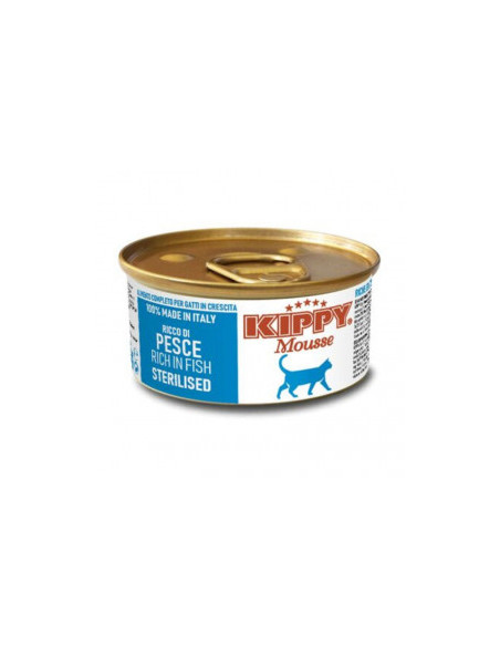 Консервирана храна за кастрирани котки Kippy Mousse мус от риба