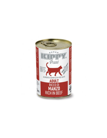 KIPPY Pate Beef (CAT) - Консервирана храна за котки с говеждо 400гр.