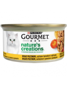Gourmet Naturals - Пиле, домати, спанак 85гр