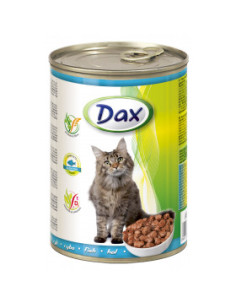Консервирана храна за котки DAX Fish с риба
