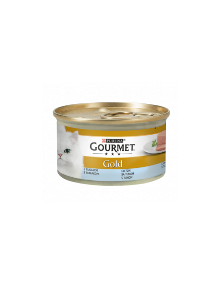 Мокра храна в консерва за котки PURINA GOURMET Gold Пастет с Риба Тон 85гр.
