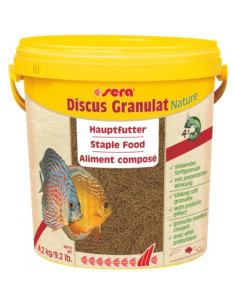 sera Discus Nature 10000 мл - меки гранули за всички дискуси