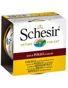 Agras Schesir with Chicken Fillets and Rice Natural Style Храна за пораснали котки с пилешко филе и ориз в собствен сос 85 гр