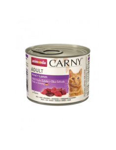 Храна за котка в консерва CARNY ADULT 200гр. телешко и агне