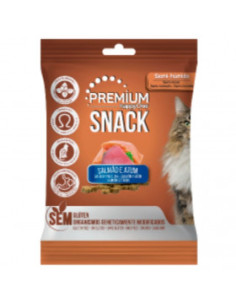 Хипоалергенно лакомство за котки HappyOne MEDITERRANEUM Premium Salmon and Tuna БЕЗ ГЛУТЕН, със сьомга, риба тон и пиле