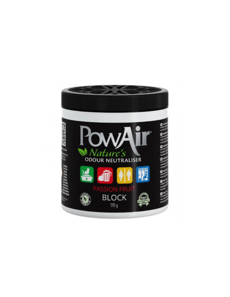 Неутрализатор на неприятни миризми PowAir Block Passion fruit, с натурални масла, безвреден за деца и домашни любимци