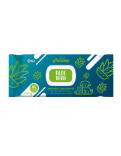 Record wet wipes ALOE VERA - Мокри кърпи за домашни любимци с алое вера 80бр.