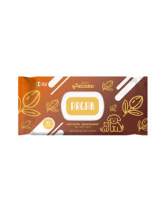 Record wet wipes ARGAN - Мокри кърпи за домашни любимци с арган 40бр.