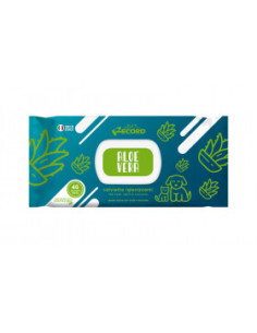Record wet wipes ALOE VERA - Мокри кърпи за домашни любимци с алое вера 40бр.